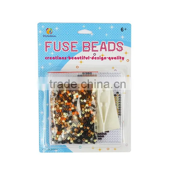 Diyfashion 5mm Mini Hama Perler Fuse Beads Gorilla Set With Pegboard Iron Paper and Twezzer Fuse Beads Set Toys 18001 photo-6