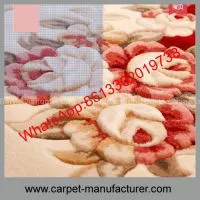 China Bedroom Loop Tile Hand Tufted Jacquard Wool Carpet Rugs for Wholesale photo-3
