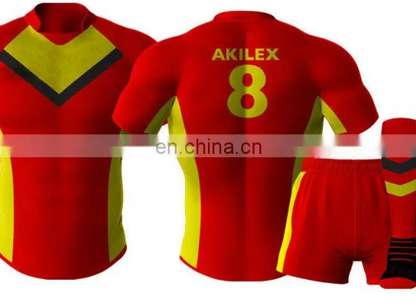 2016 Custom Design Sublimation Rugby Jersey With Socks photo-5