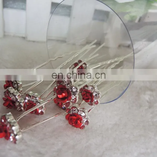 Crystal Wedding Decorative Metal Hair Clips Wholesale Hair Pin photo-5