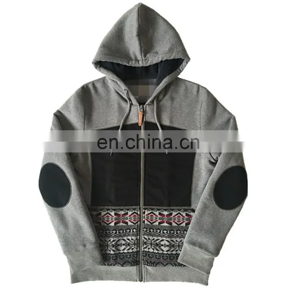 Brand Men's Knitted Outwear With Hood From JD Knitted Garment