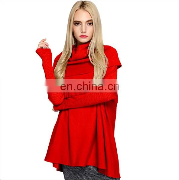 Hot New Retail Products Women Wear High Necked Sweater Made in China photo-6