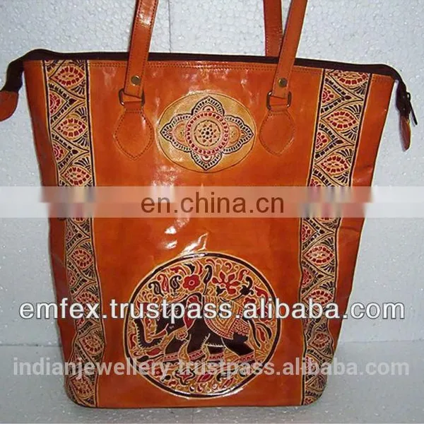 Pure Leather Handbags, Ladies Bags, Real Leather Bag Manufacturer Exporter photo-5
