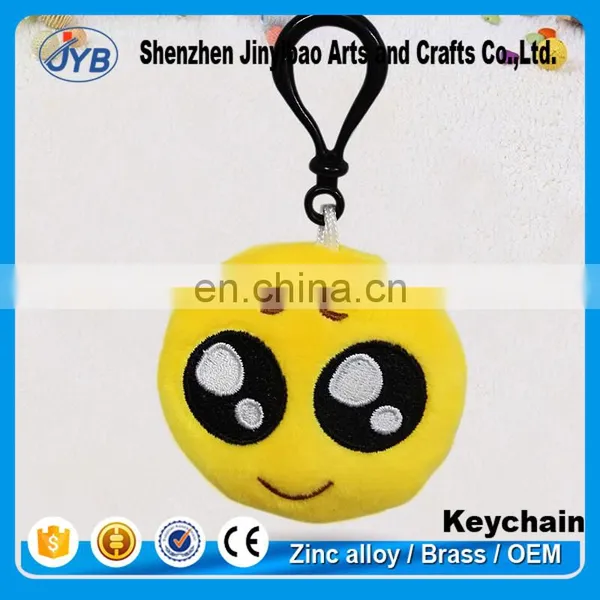 2017 Hot Selling 6cm Plush Emoji Keychain Toy for Festival Gift photo-3