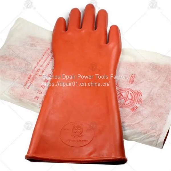 20KV Electric Insulation Gloves High Voltage High Quality