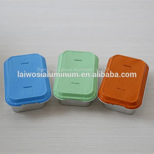Takeaway Rectangular Disposable Aluminum Foil Airline Food Container/tray photo-4