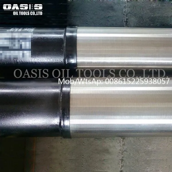 219mm Double Layer Wrapped Well Screens All-welded Square Slot Cylinder Screen photo-2