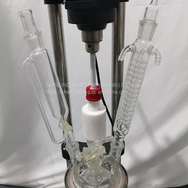 2L Overhead Stir Laoratory Glass Reactor photo-4