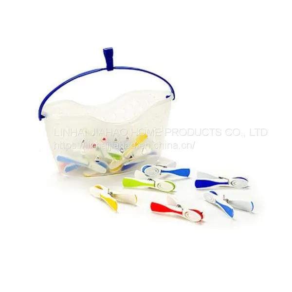 Plastic Basket With 20 Pegs
