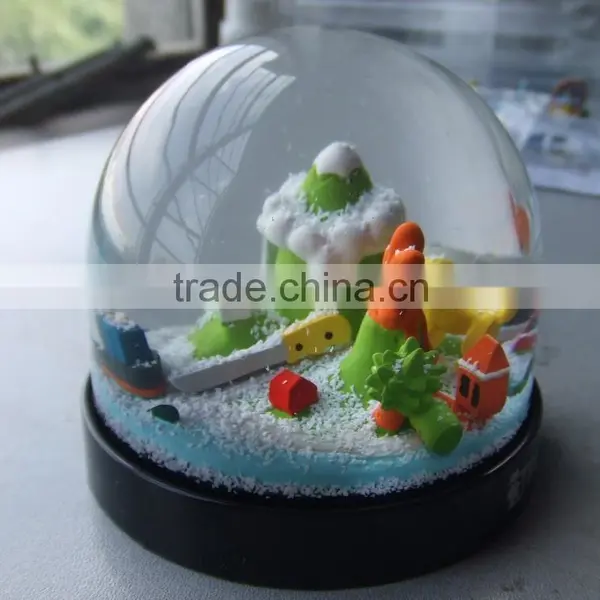 Acrylic Snow Globe Insert Different Photo/ Picture, Snow Ball for Christmas photo-3