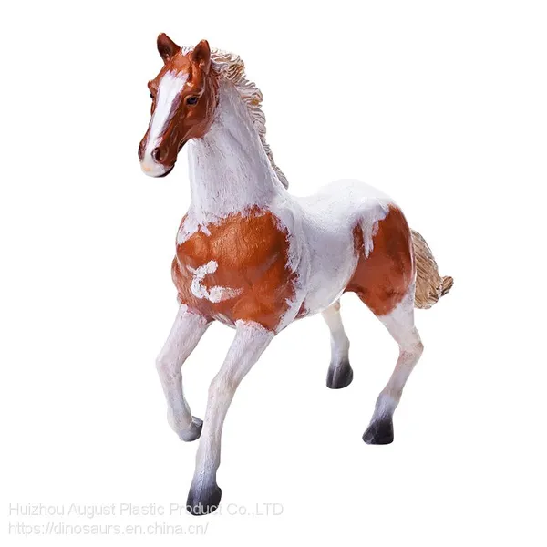 Children Present Recommended PVC Soft Safe Animal Figure Toys American Quarter Horse photo-2