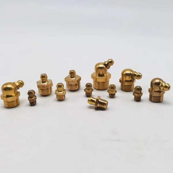 Stainless Steel Grease Nozzle 6mm 8mm 10mm 12mm 45 90 Degree Grease Nozzle