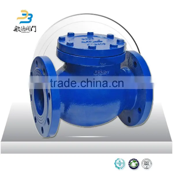 Ductile Iron Cast Iron Flanged Swing Check Valve 6 Inch photo-2