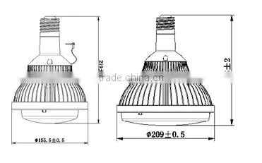 DLC Certificated AC Direct Without Driver Led High Bay Light photo-2