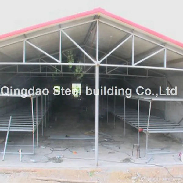 Factury Price Light Weight Metal Steel Structure Frame Broiler Farm/Poultry House/Broiler House/Chicken House