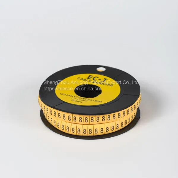PVC Flat Cable Markers 0~9 A~Z Suit for 3.5 to 7.0mm Round or Flat Cable Ec-J