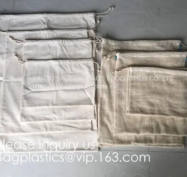 Gift Bag Jute Packing Storage Linen Jewelry Pouches Sacks for Wedding Party Shower Birthday Christmas Jewelry DIY Craft photo-2