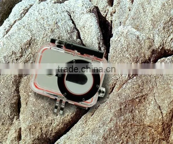 Perfect 60 Meters Deep Waterproof Case for Xiaomi Yi Camera With Full Buttons For Easy Operation On Xiaomi Yi Action Cameras photo-5