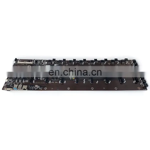 B75 8GPU Motherboard 65mm LGA 1155 For RX/GTX10/GTX20/GTX30 Series DDR3 8 Graphics Cards Mainboard photo-2