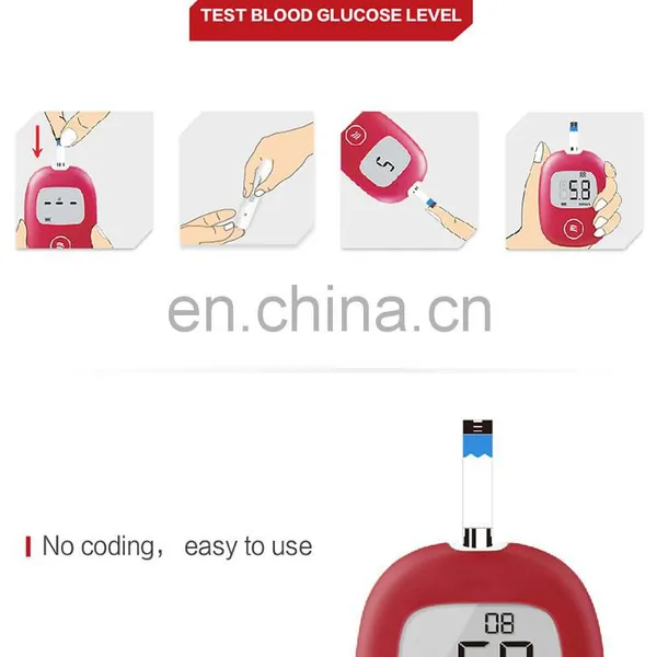 Diabetes Digital Glucometro Blood Gluco Meter,Blood Sugar Monitor Kit Blood Glucose Testing Machine photo-4