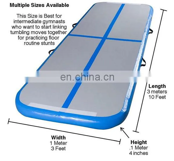 3m 4m 5m 6m 8m 10m 12m Cheap Inflatable Gym Air Tumble Track Mat for Gymnastics photo-4