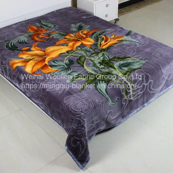 Raschel Mink Polyester Blanket /Korean Cloudy Blanket