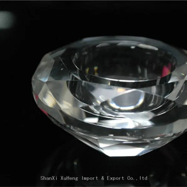Cheap Wholesale Wedding Favors Crystal Diamond Candle Holder For Souvenirs Guests photo-4