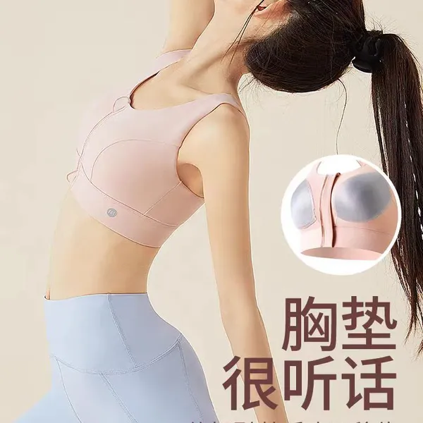 New Product Zip Front Sports Bra - High Impact Sports Bras for Women Plus Size Workout Fitness Running photo-2