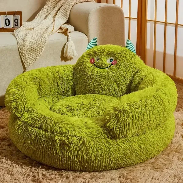 Winter Soft Warm Semi-Enclosed Cat Litter Dog Bed House Indoor Cozy Comfy Pet Cat Bed