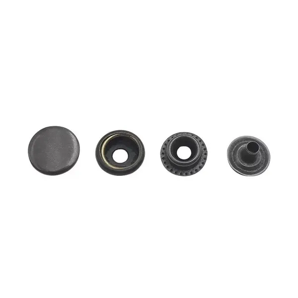12mm 15mm 17mm 20mm Four Parts Metal Brass Fastener Press Snap Button for Clothes Jacket photo-4