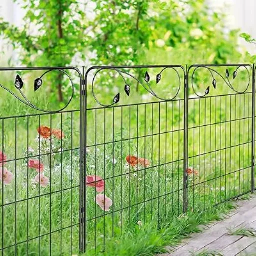 Luxury Aluminum Wrought Iron Louver Fence Panels for Outdoor Garden Decoration photo-4