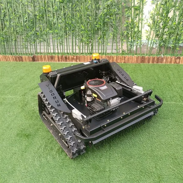 Gasoline Engine Adjustable Mowing Height Adjustable Blade Height by Remote Control RC Weed Cutter
