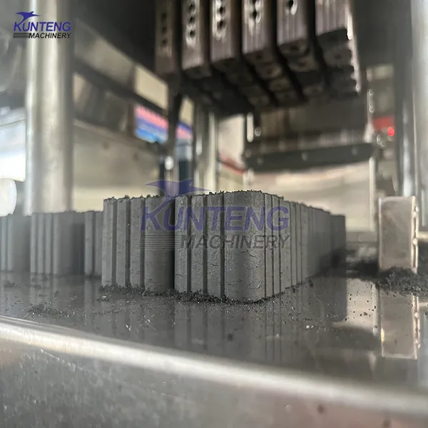 Stainless Steel Carbon Powder Hydraulic Press Four Column Hydraulic Charcoal Hookah and Charcoal Forming Machine EPC photo-3