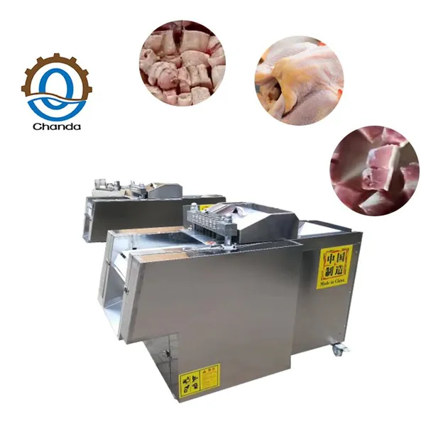 QDMECH Meat Cube Cutter Bone Cube Cutting Machine Frozen Cutter for Fresh and Frozen Meat photo-3