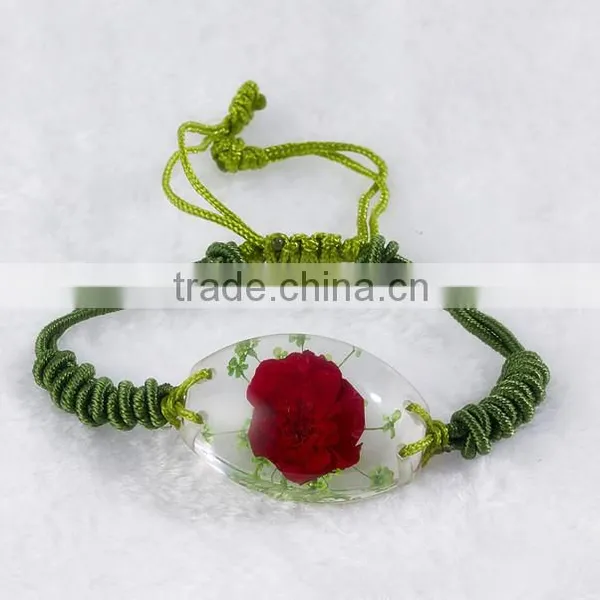 FL14 FL15 Real Flowers Resin Fashion Bracelet photo-4