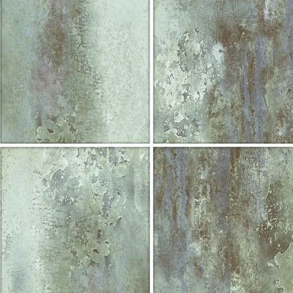 Dark Green 198x198mm Porcelain Feature Wall Tile for Hotel Spa Bathrooms & Luxury Wet Areas | Matte Pressed Edge, 10 Faces