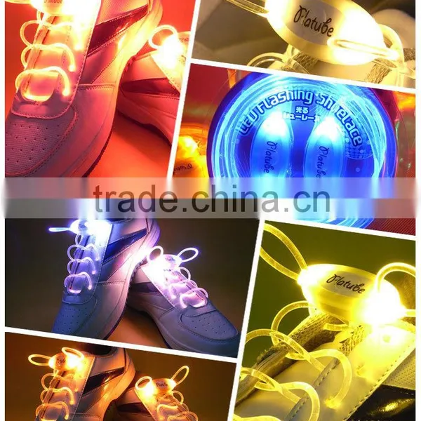 Fourth-generation LED Shine Shoelaces Glow Laces Gifts Outdoor Sports Party Supplies Promotional Flashing Shoelace photo-4