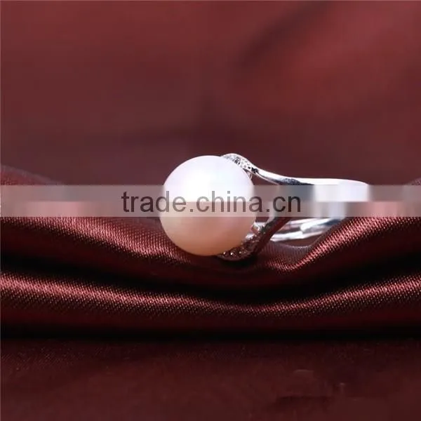 2016 Hot Sale Natural Freshwater Pearl Ring Shape Crown 925 Silver 100% Pearl Fashion Ring With High Quality photo-4