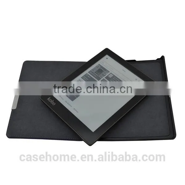 Book Style e Reader Cover Folio Leather Case for Kobo Aura 6 Inch e Reader photo-6