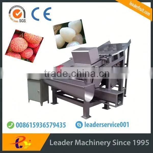 Leader Large Capacity and High Peeling Rate Litchi Skin Separater Machine photo-2