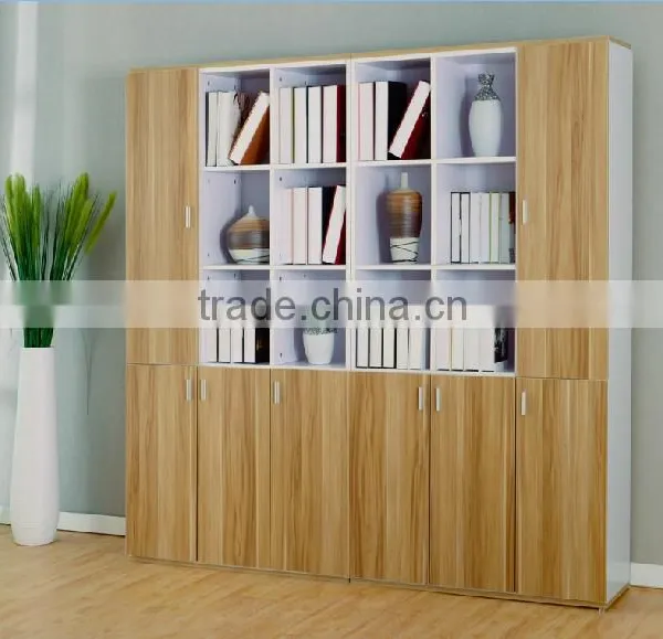 Modern Office File Cabinet Design Office Bookcase Wooden Bookshelves (SZ-FCB349) photo-2