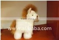 Baby Alpaca Stuffed Horse