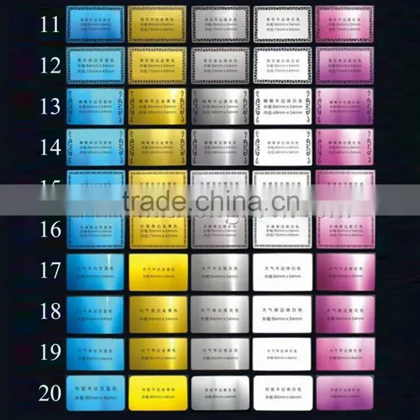 New! High Quality Cheap Membership Cards Print Metal Business Cards Made From China photo-3