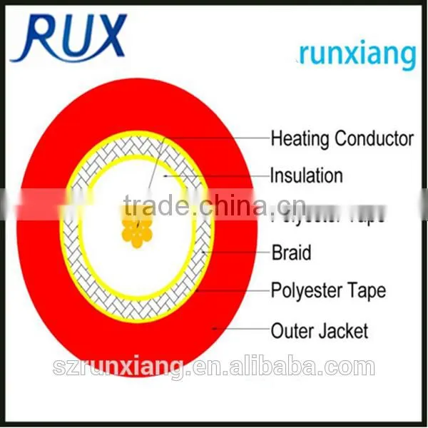 Heating Cable Electric Silicone Rubber Defrosting Heating Cable