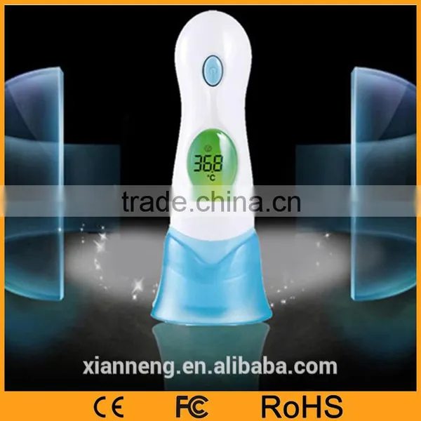 Portable Handle Mini Infrared Ear Forehead Thermometer IR Thermometer Non Contact Digital