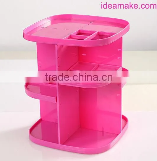 360Degree Spinning Rotating Makeup Organizer photo-3