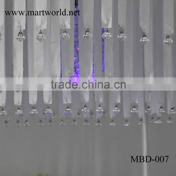 Beautiful 4 m Height White Round Shape Fabric Wedding Mandap Decoration for Wedding Decoration Supplies in Guangzhou MBD-007 photo-6