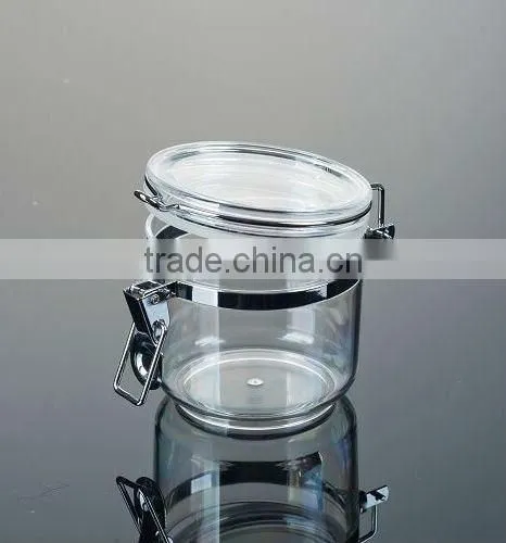 250ml Metal Lid Plastic ps Seal Bottle