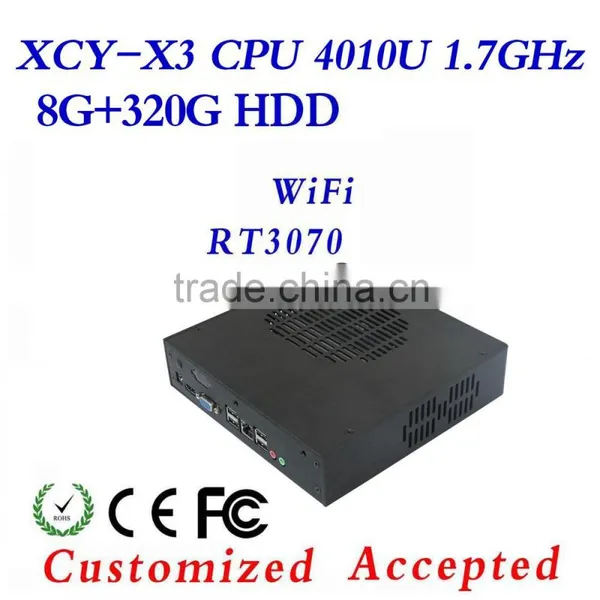 Thin client Server core i3 X3 8G RAM+320G HDD CPU random delivery support Built-In Bluetooth Dual Core mini i3 Computer