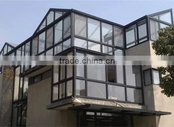 Aluminum Green House With Laminated Glass Balcony Garden Glass House Veranda Sunroom